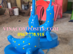 Hải cẩu phun nước trang trí hồ bơi